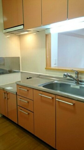 エバーグリーンのキッチン