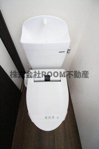 La　villeのトイレ|落ち着いたトイレです