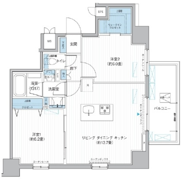 MAITRI YOTSUYAの間取り