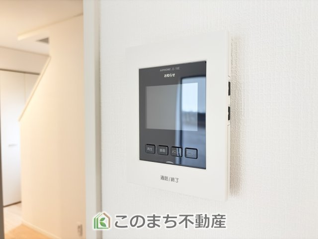 CRADLEGARDEN真岡市並木町第6の設備|モニタ付きインターホンで防犯面もしっかり安心♪