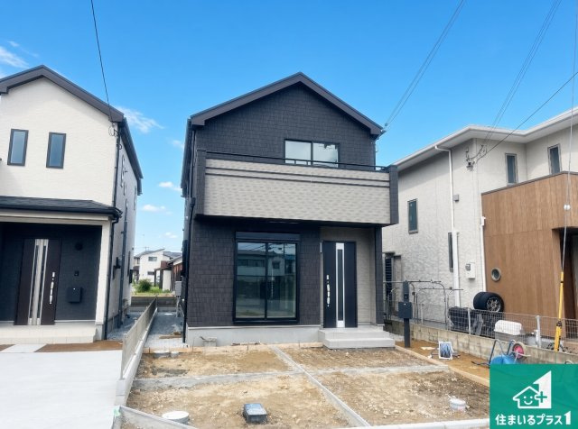 加古川市加古川町大野　新築一戸建ての外観|お客様に長く安心して住んでいだだける事にこだわった家づくり！住んでからのアフターサービスにもしっかりと取り組んでいます！