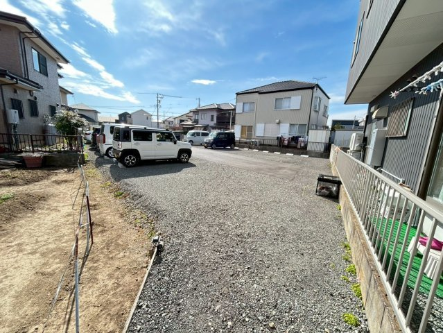 金塚ランドの駐車場