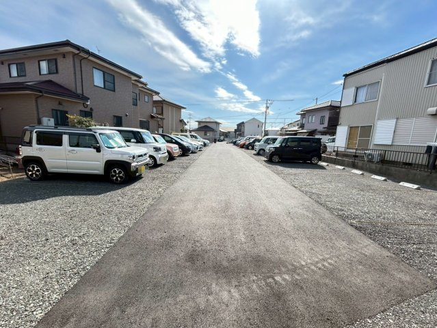 金塚ランドの駐車場