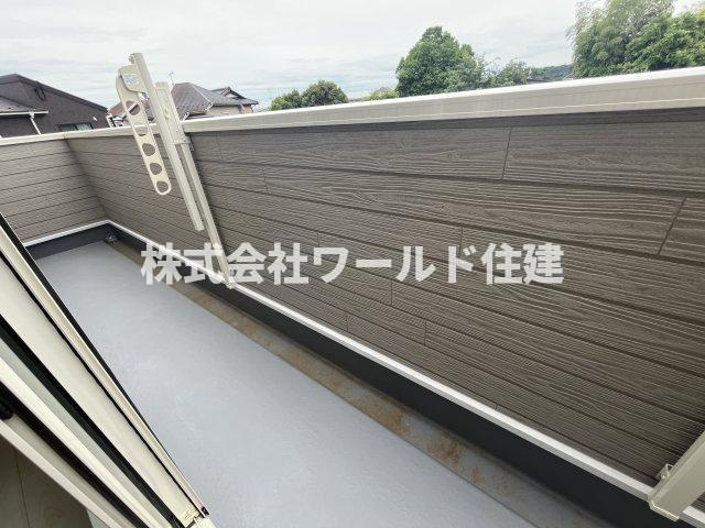所沢市中新井5丁目のバルコニー
