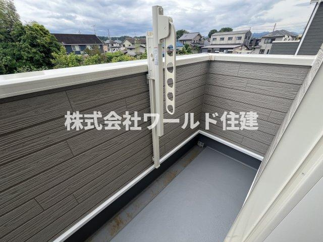 所沢市中新井5丁目のバルコニー