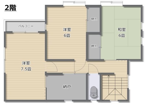 津山市林田 2階建 中古住宅 4SLDKのその他