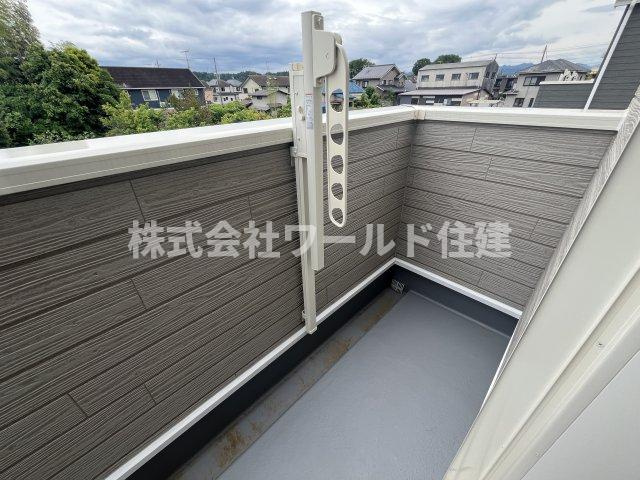 所沢市中新井5丁目のバルコニー