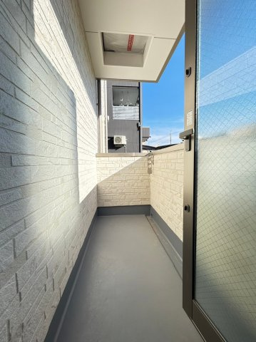 リバーサイド南摂津のバルコニー