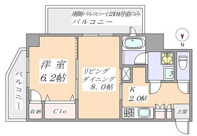 日神デュオステージ池袋の間取り