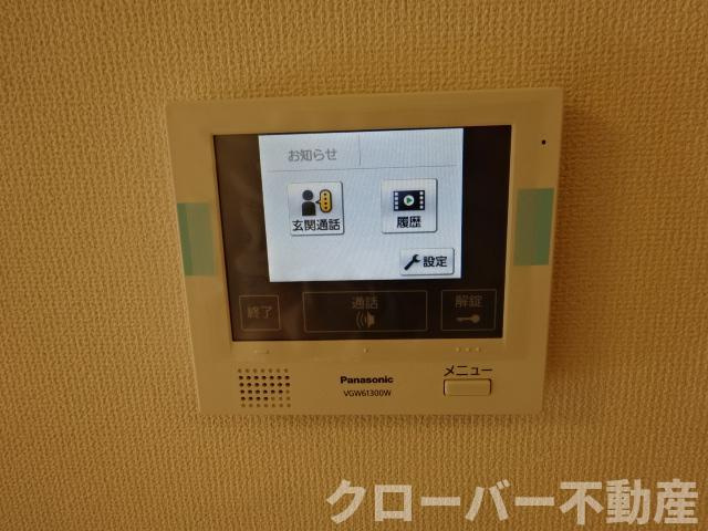 アルファ・スターの内装|カメラ付インターホン