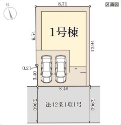 リーブルガーデン神戸市西区持子6期の区画図