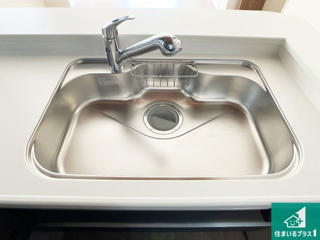 神戸市垂水区南多聞台　新築一戸建ての設備|広々としたシンクで食器洗いも楽々！