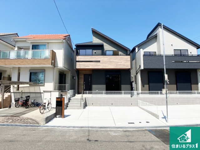 神戸市垂水区南多聞台　新築一戸建ての外観|お客様に長く安心して住んでいだだける事にこだわった家づくり！住んでからのアフターサービスにもしっかりと取り組んでいます！