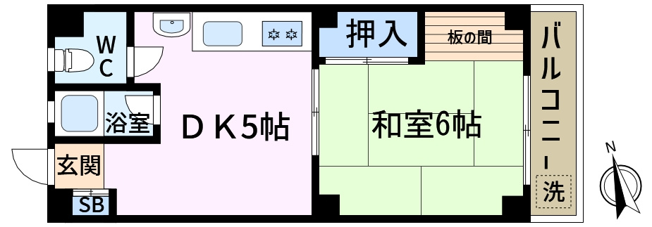 コーポスズキの間取り