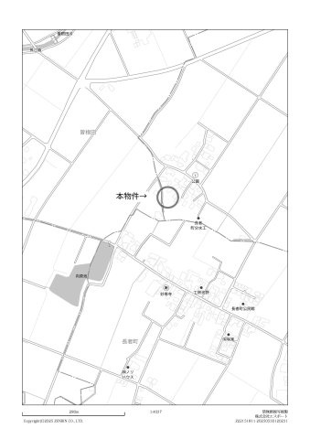 朝倉郡筑前町三並　売り土地の地図