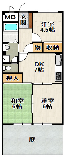ルシェール小林の間取り