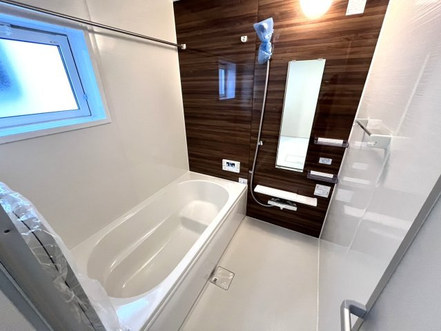 神戸市垂水区名谷町　新築戸建ての浴室|浴室暖房乾燥機付