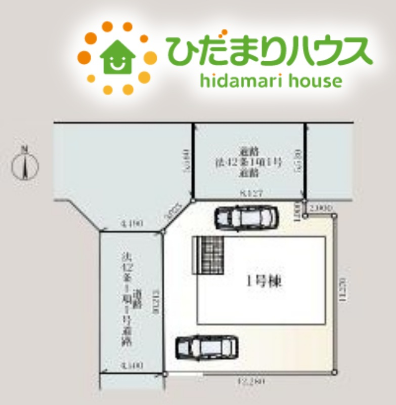 熊谷市大原　第3　新築一戸建て　クレイドルガーデン　01の区画図