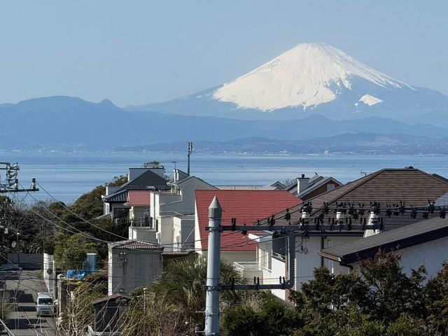 海見え！富士山・相模湾を臨む　絶景を抱く下山口の邸宅