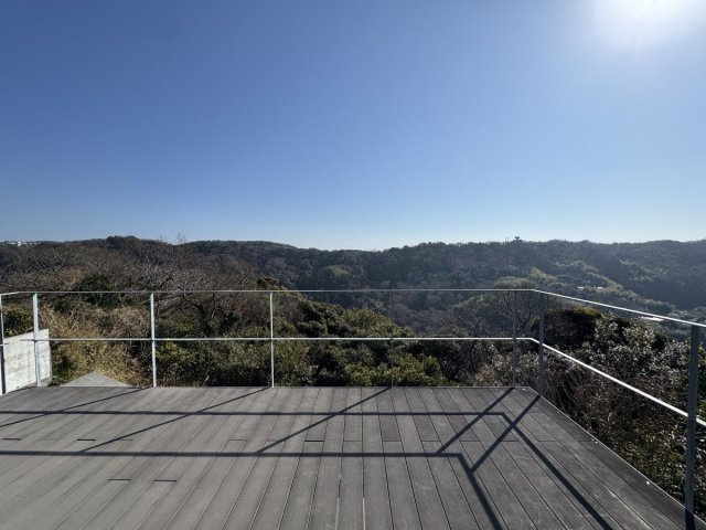 海見え！富士山・相模湾を臨む　絶景を抱く下山口の邸宅の展望|山々を臨む