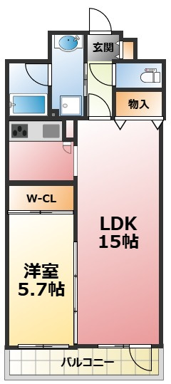 グランジェ東甲子園の間取り
