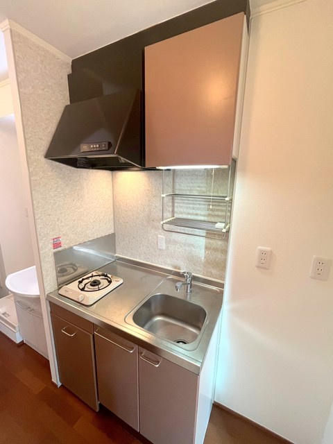 パルソレイユのキッチン|★1口ガスキッチン★※他部屋参考写真です。