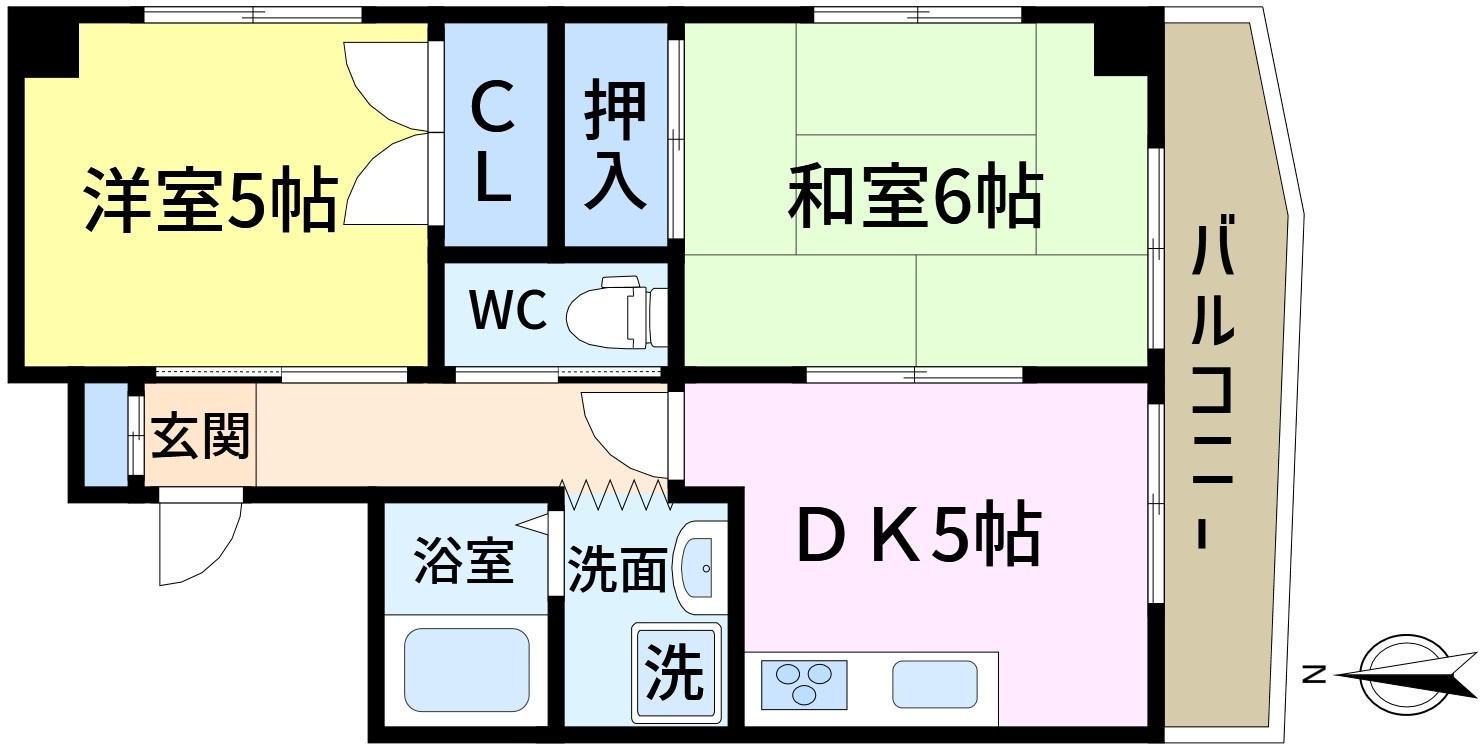パレドール森田の間取り
