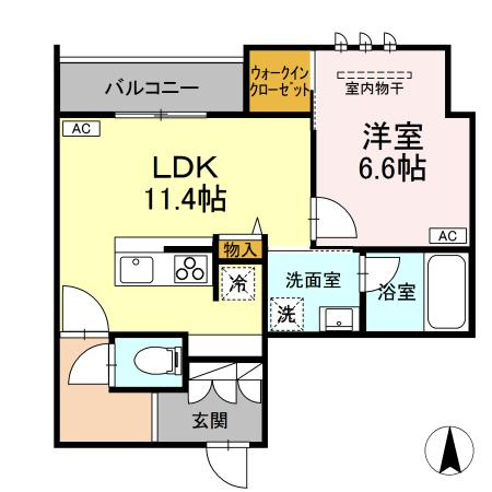 【間取り】 | シャーメゾン大和東レジデンス
