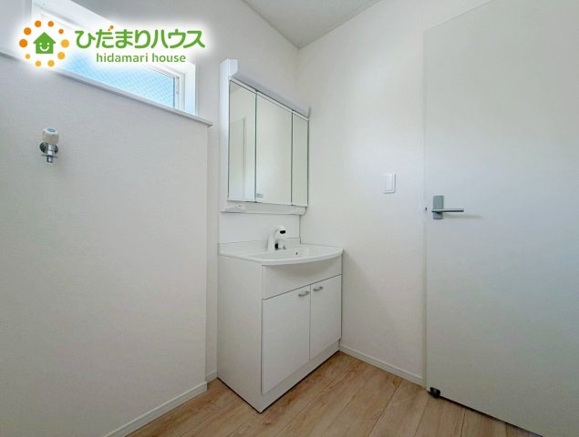 郡山市安積町笹川第7　新築戸建　9号棟の独立洗面台|シンプルで使い勝手の良い独立洗面台！