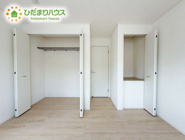 郡山市安積町笹川第7　新築戸建　9号棟の収納|各居室にはしっかりと収納を完備！
