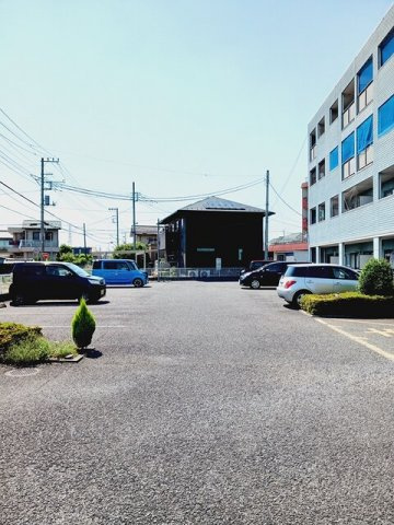 駐車場に車を止められます