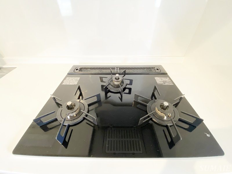 エイチ・エス駒込のキッチン|3口コンロです☆