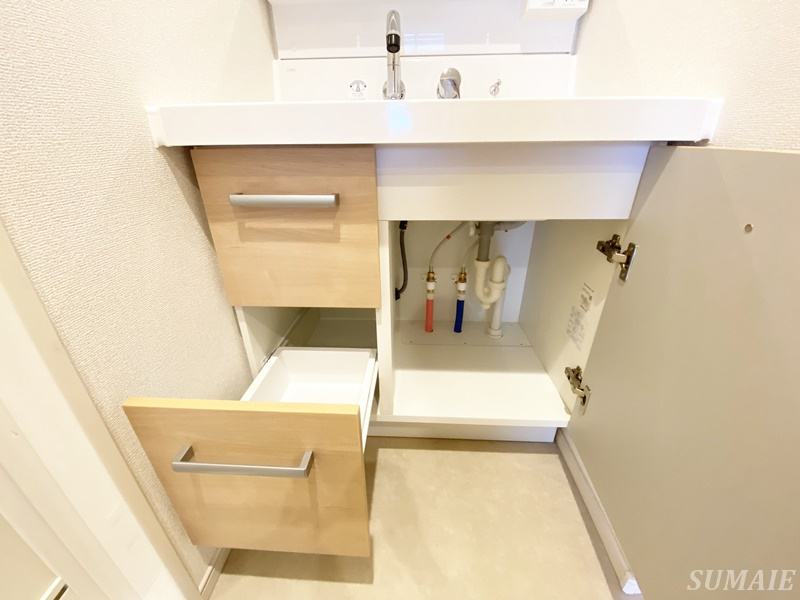 エイチ・エス駒込の収納|洗面台下収納です☆