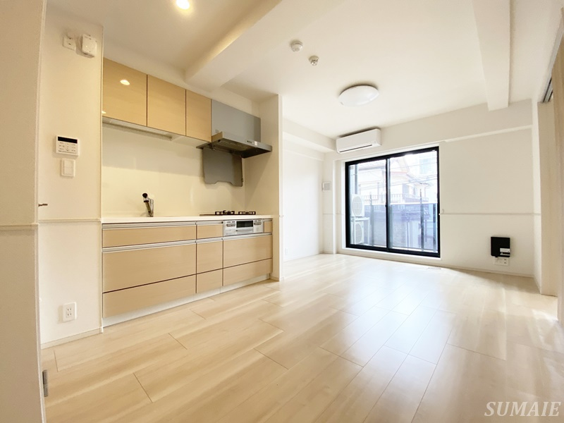 エイチ・エス駒込の居間・リビング|10.1帖のリビングです☆