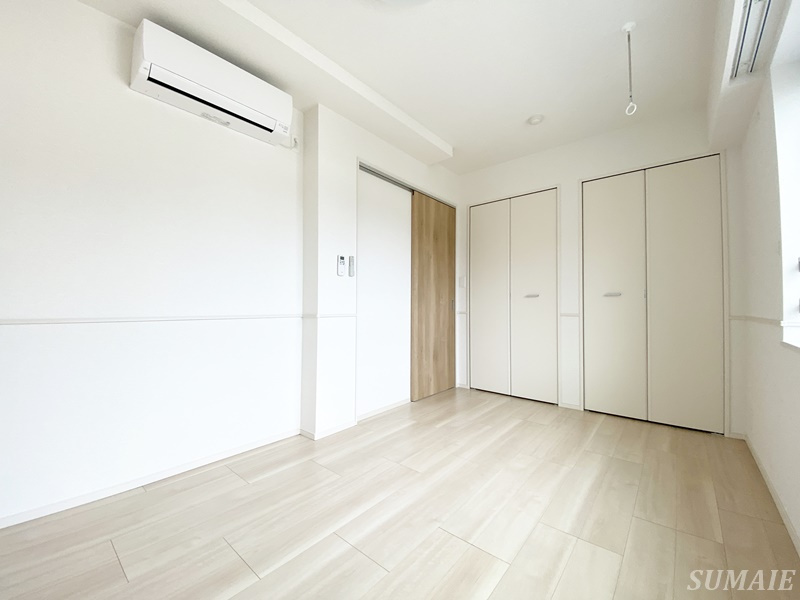 エイチ・エス駒込の寝室|別角度から見た6.2帖の寝室です☆