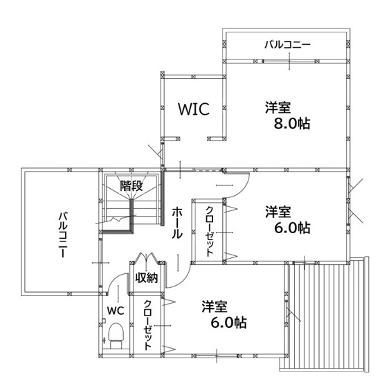 【間取り】 | 北九州市若松区片山1丁目1期1号棟