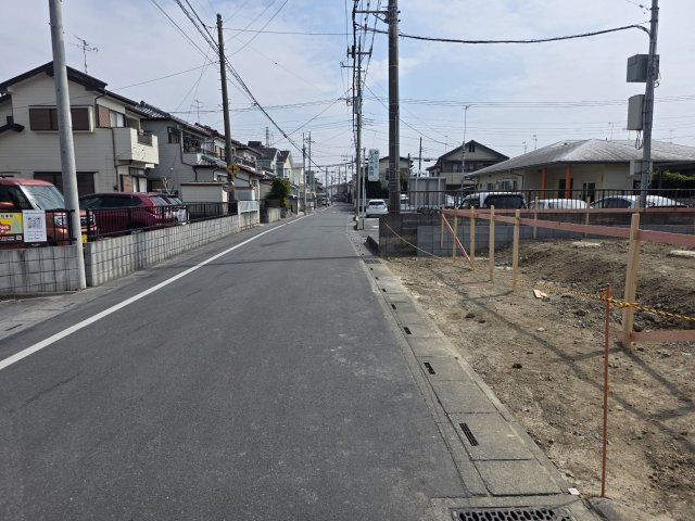 熊谷市大原第３　の前面道路含む現地写真|現地前面道路（2026年03月23日）撮影