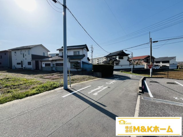 知多郡武豊町字長峰　全1棟の前面道路含む現地写真|R8.3.27撮影　前道約5.5ｍ！
