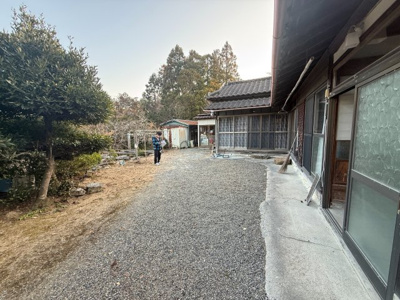【庭】 | いわき市四倉町玉山炭釜　物置付き平屋
