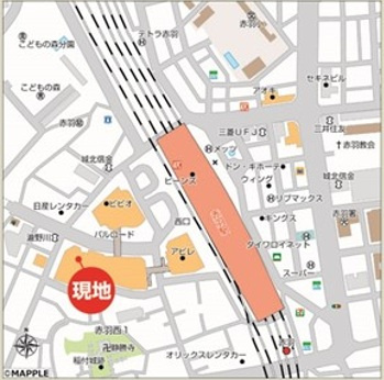 パルロード3の地図