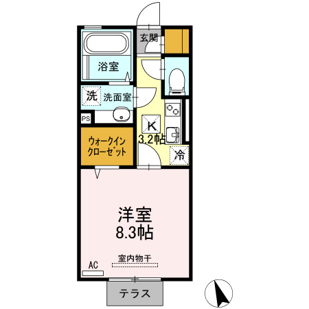 ロイヤルコーポ子飼本町の間取り