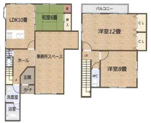 岩出市根来の間取り