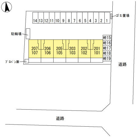 すまいるの区画図