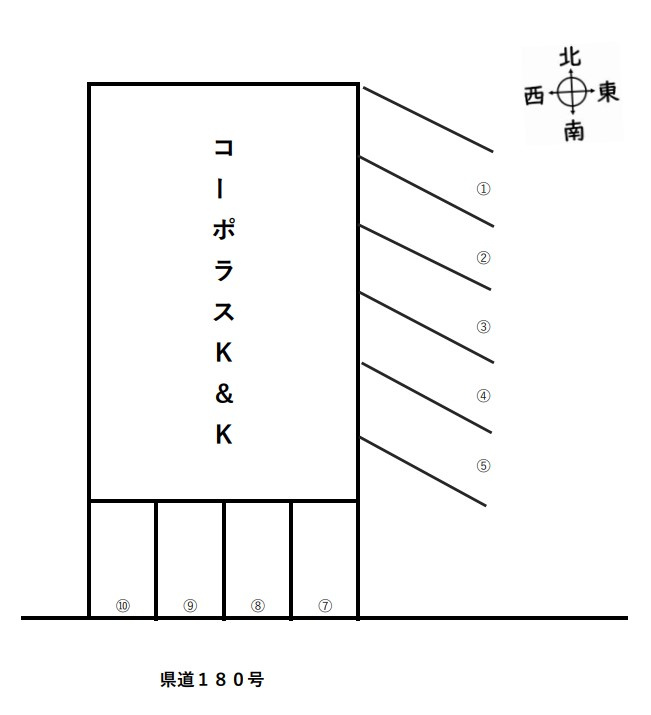 コーポラスK＆Kの区画図
