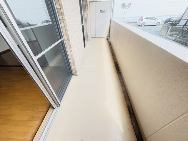 デューク筑紫野のバルコニー