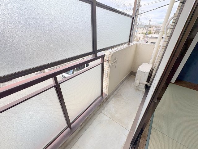 シャトークレインのバルコニー