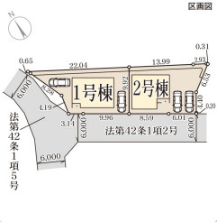 リーブルガーデン京都市伏見区淀樋爪町2期の区画図