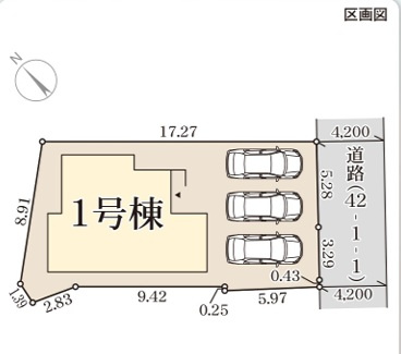 【区画図】 | リーブルガーデン相生市那波本町 | 区画図