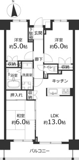 【間取り】 | 藤和シティホームズ浮間公園