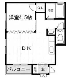 ガーデニングハイツⅡの間取り